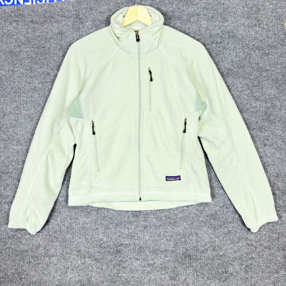 Patagonia Women's Regulator R2 Jacket Size S Full Zip Polartec Fleece Mint Green